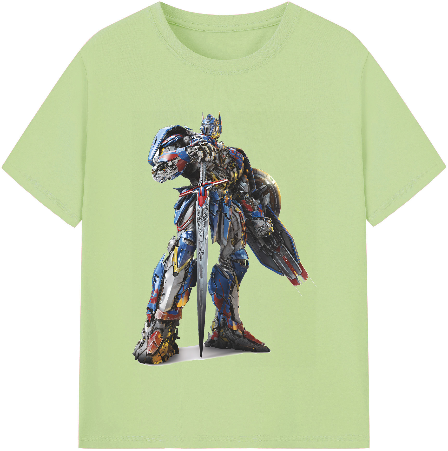（画像用） Transformers トランスフォーマー 綿100％半袖Tシャツ（フロントプリント）